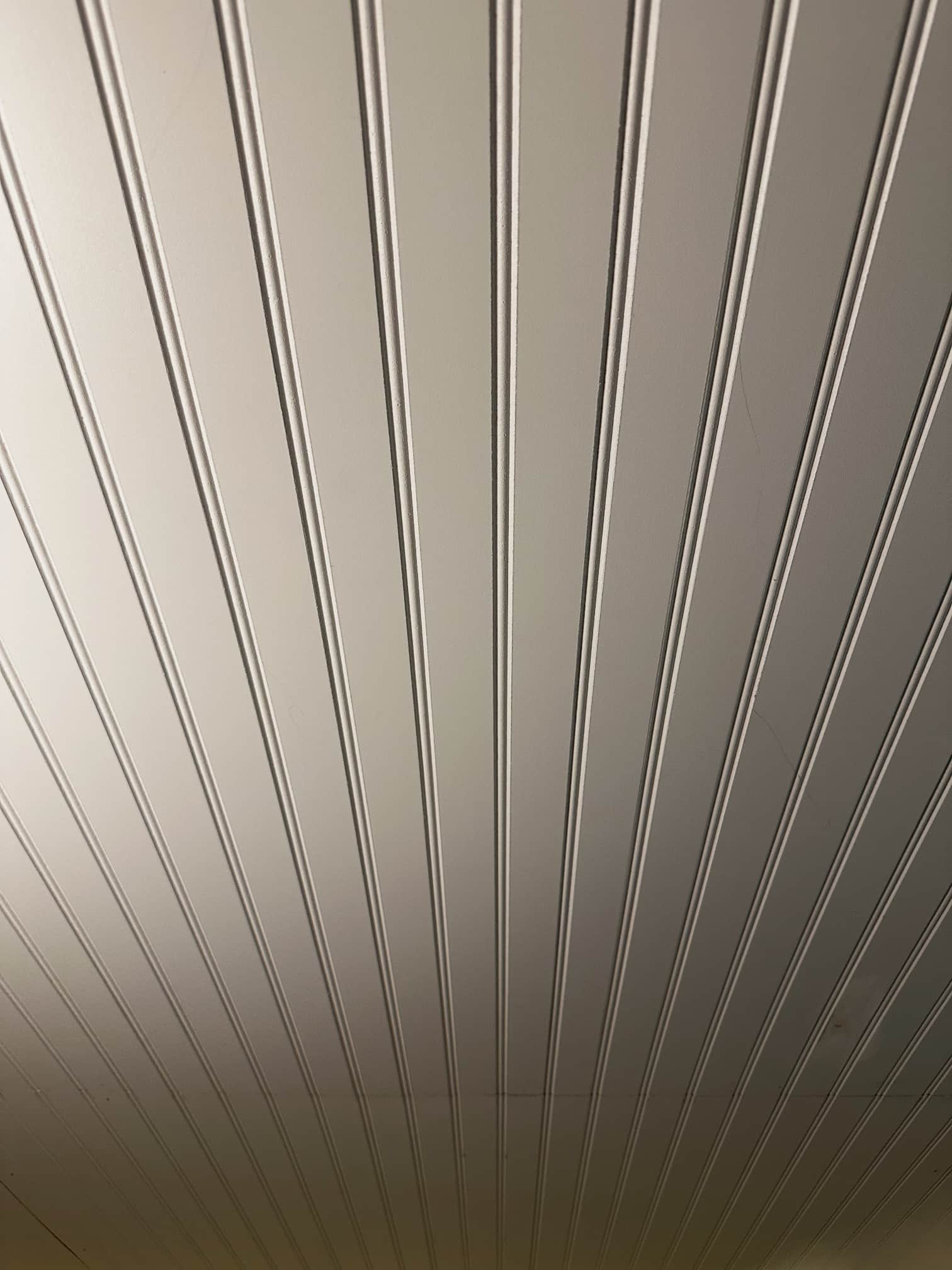 beadboard ceiling installed in Roanoke, VA kitchen