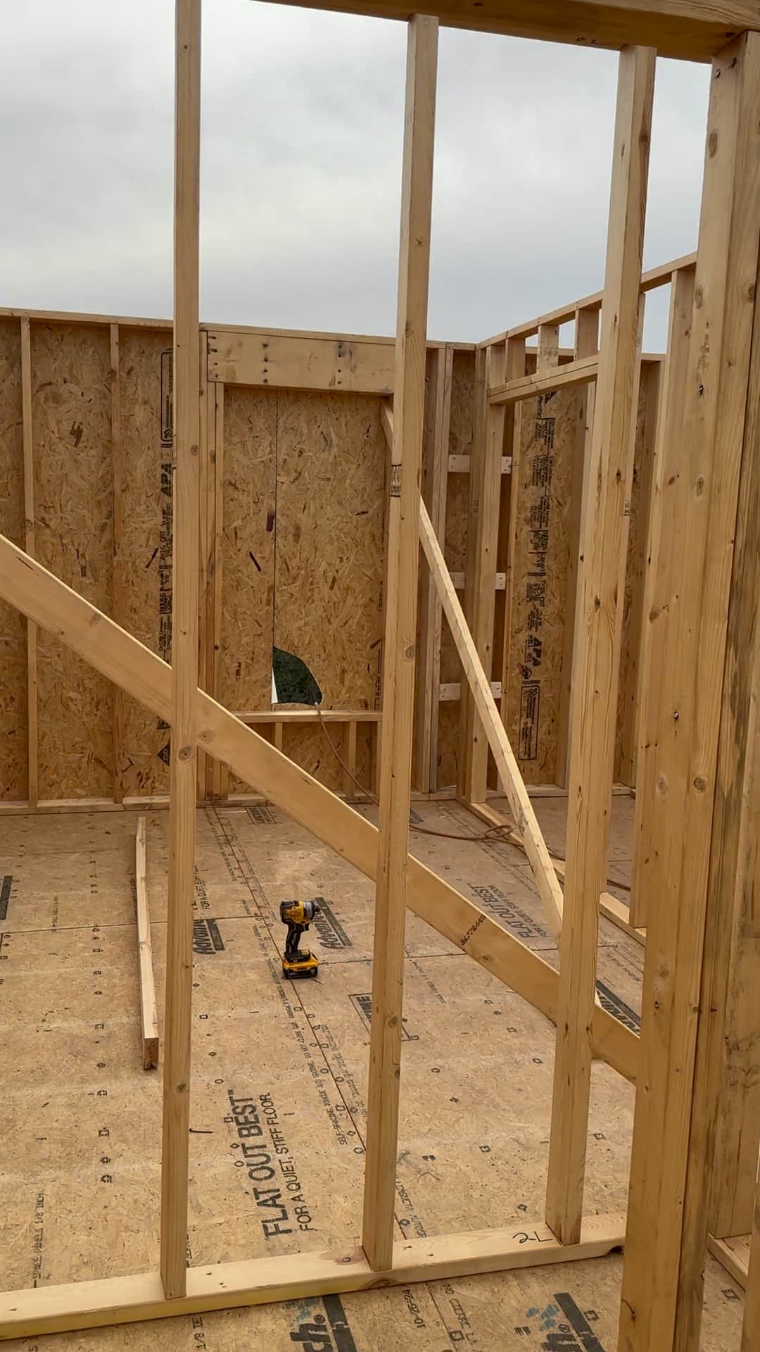 Helping frame out another new build in downtown Roanoke, VA