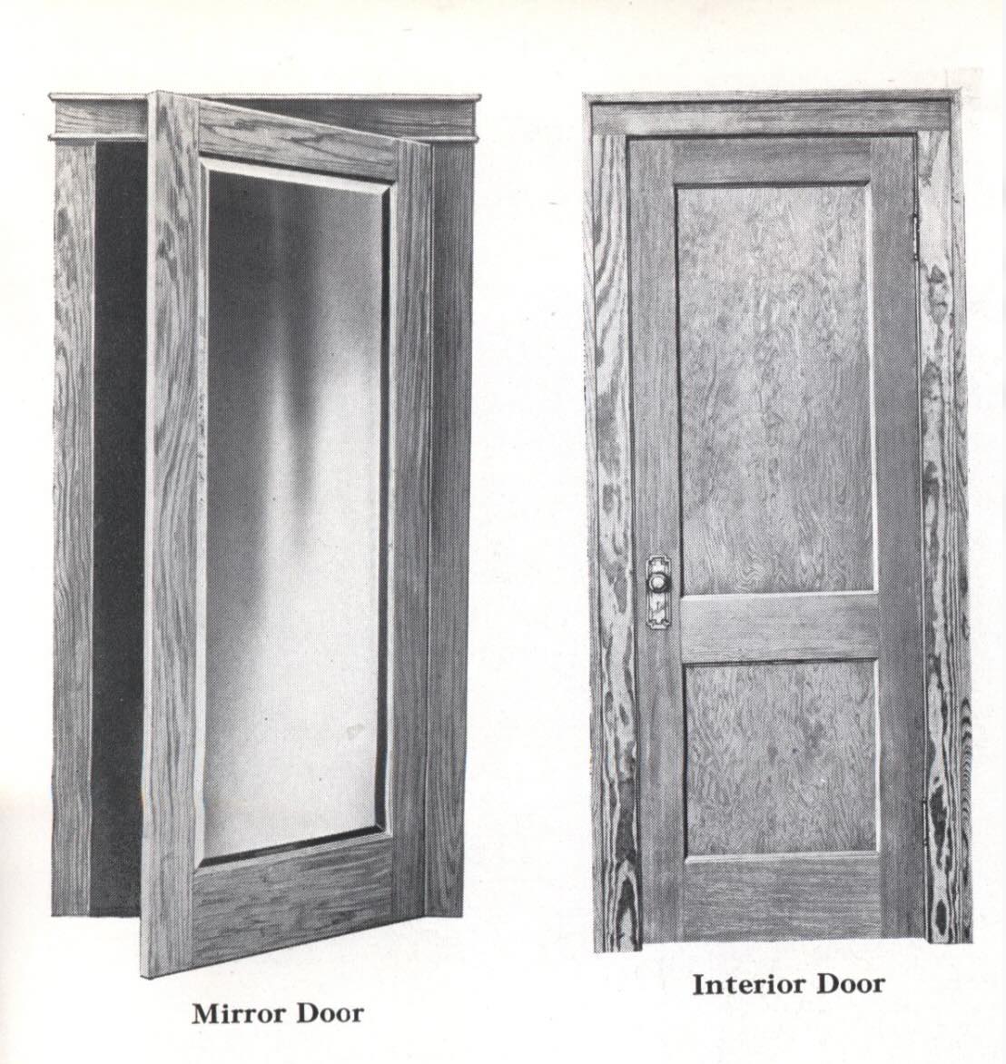 Old doors from a historic home catalog